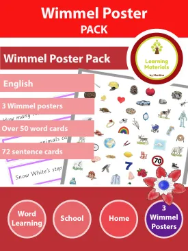 Wimmel Poster PACK (1, 2 & 3) - English