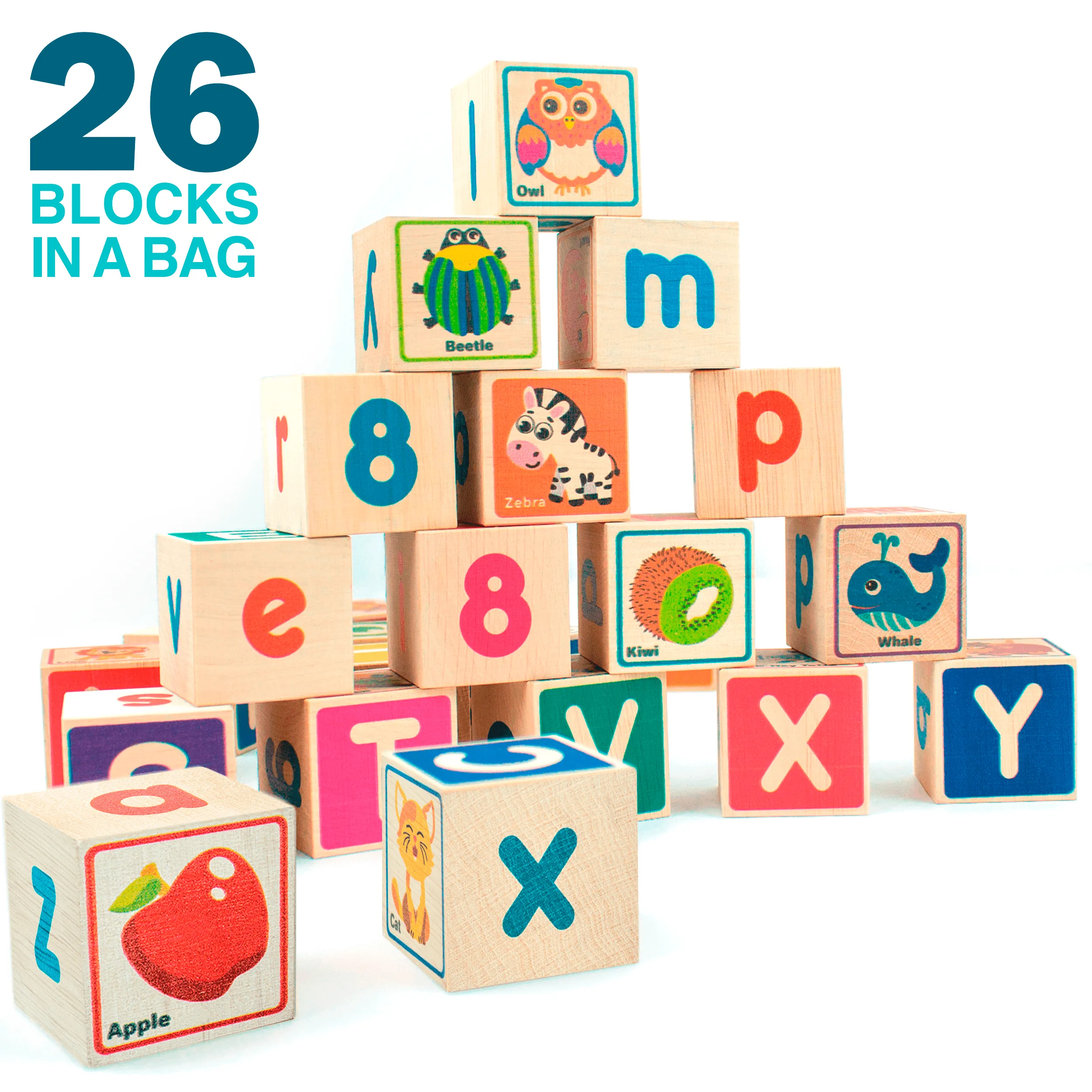 ABC Numbers Preschool Block Puzzles | Learning Toys