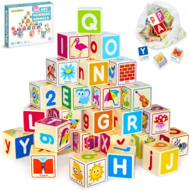 ABC Numbers Preschool Block Puzzles | Learning Toys