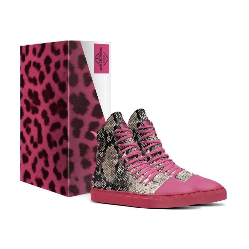 ADITI-KALI FUSIONS unisex Monument high top. limited edition Designer Showcase Collection.