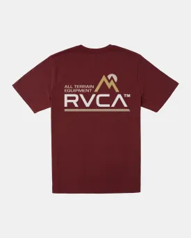 All Terrain Tee - Oxblood Red