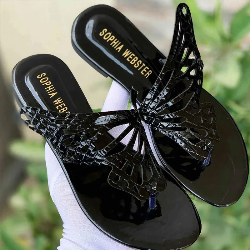 Beautiful Butterfly Flat Slippers -1027