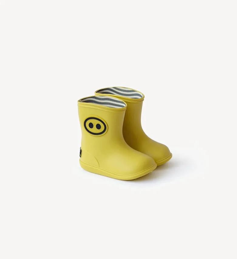 Boxbo Kids Rain Boots Kawaï Yellow