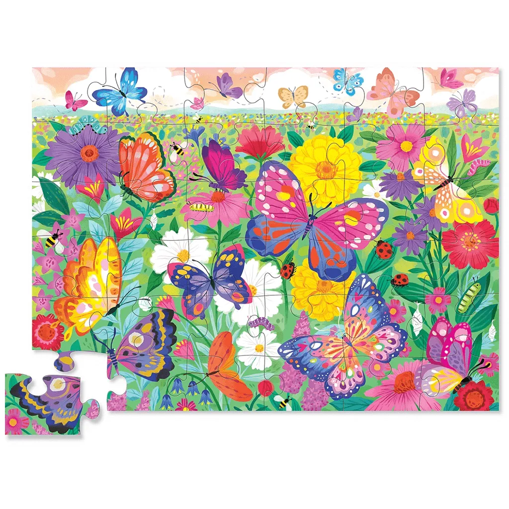 Butterfly Garden 36 Piece Floor Puzzle