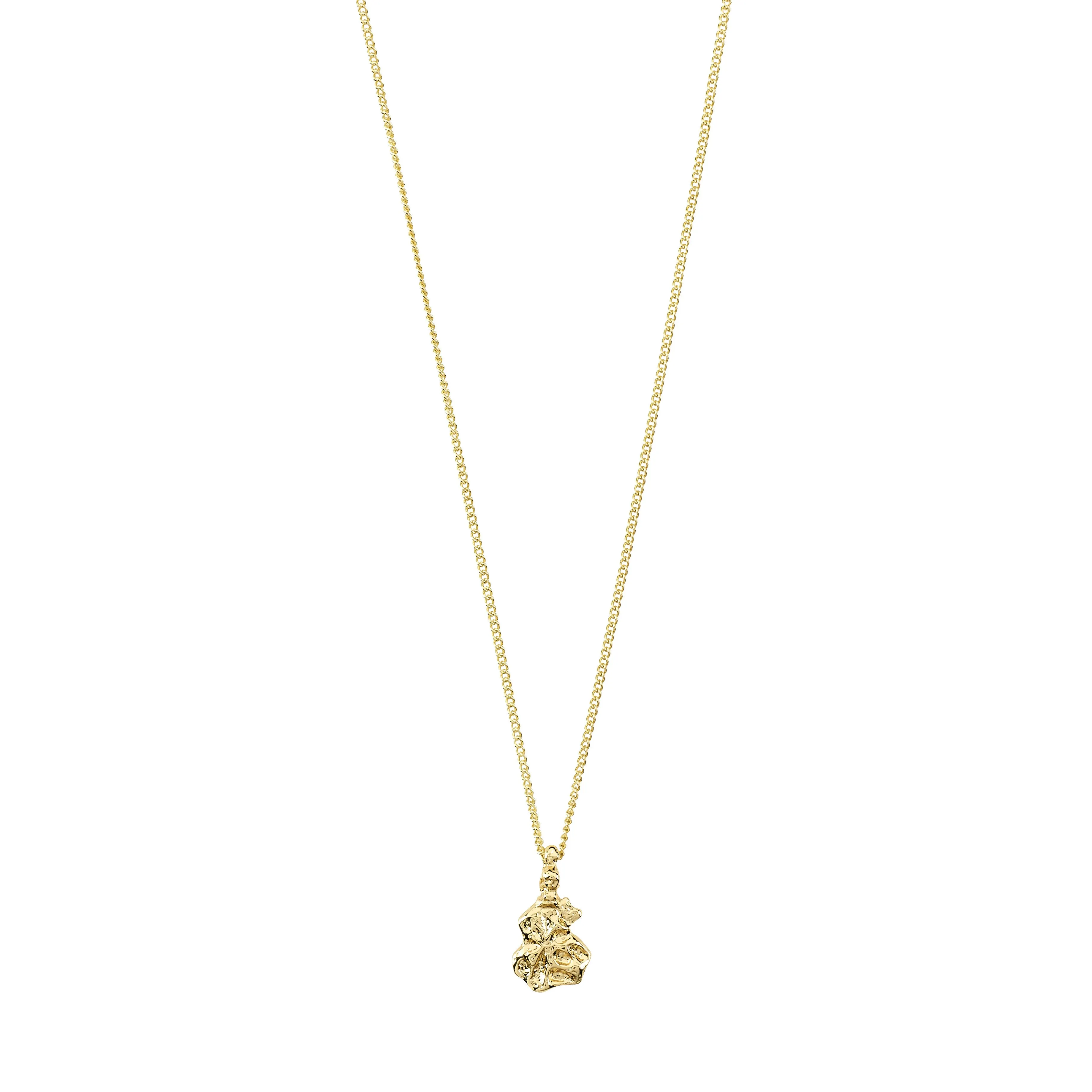 CARLA recycled pendant necklace gold-plated