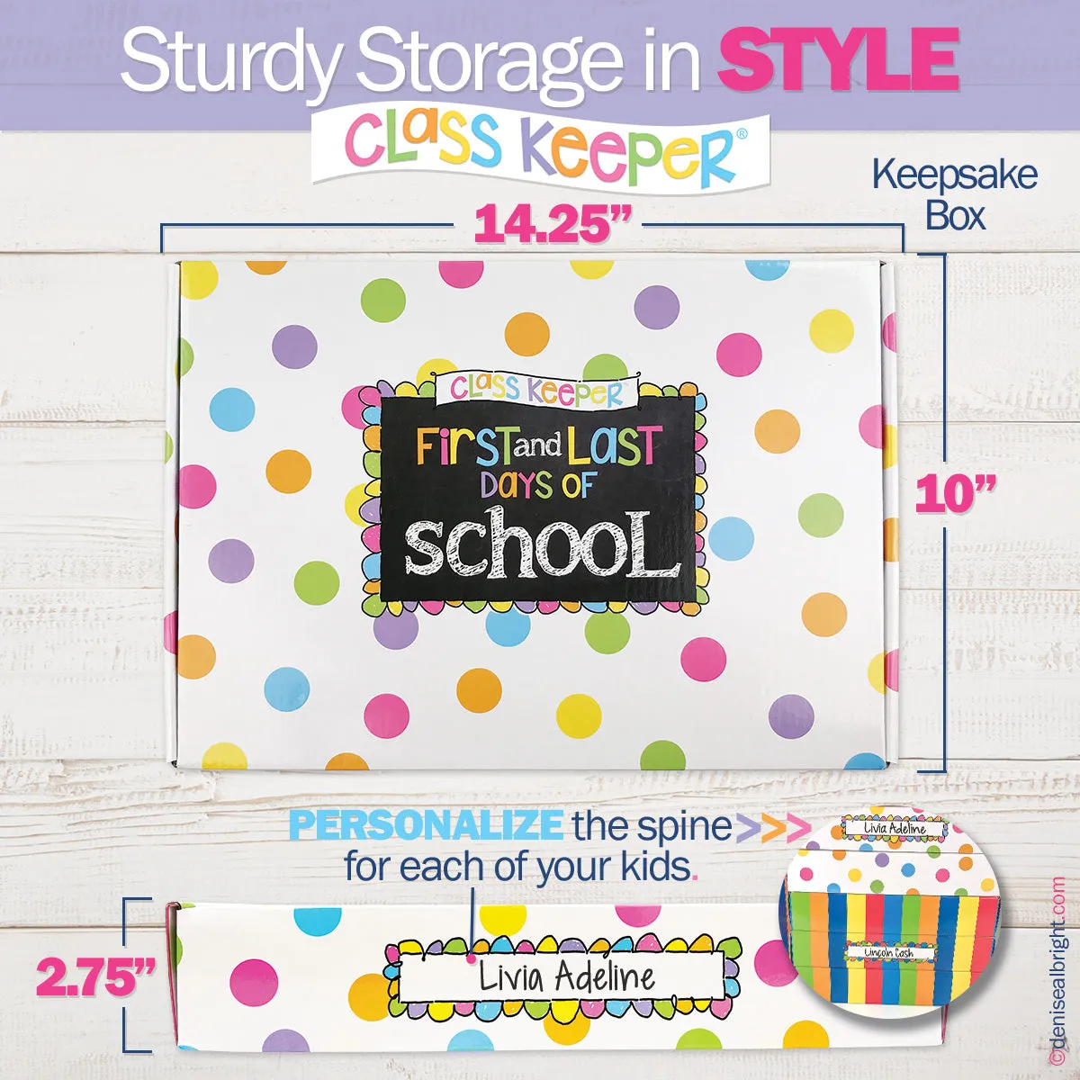 Class Keeper® Easiest School Days Memory Book | (2) Styles | Keepsake