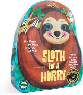 Eeboo Sloth in a Hurry Game - Board Games for Kids