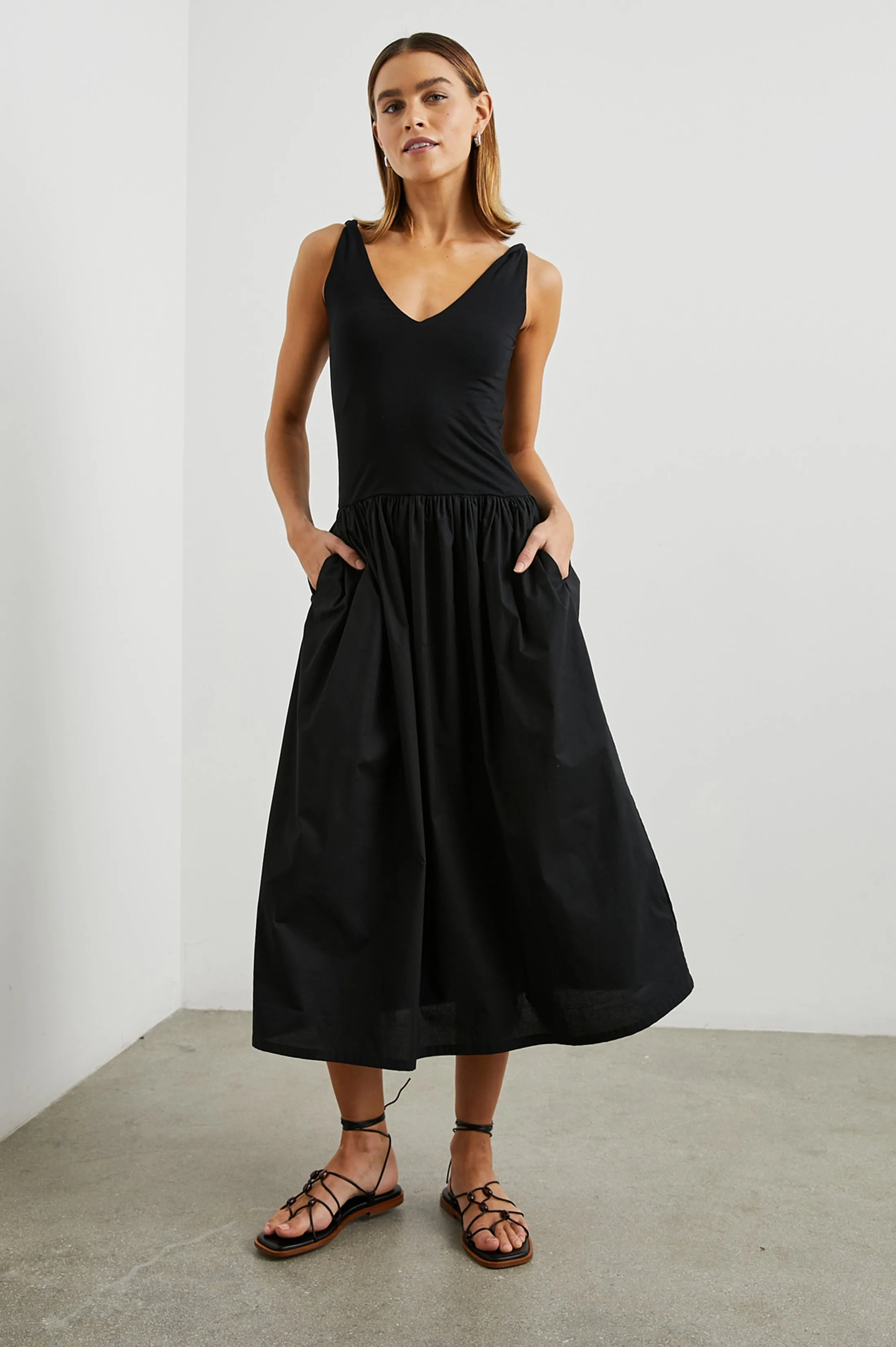 FRANCA DRESS - BLACK