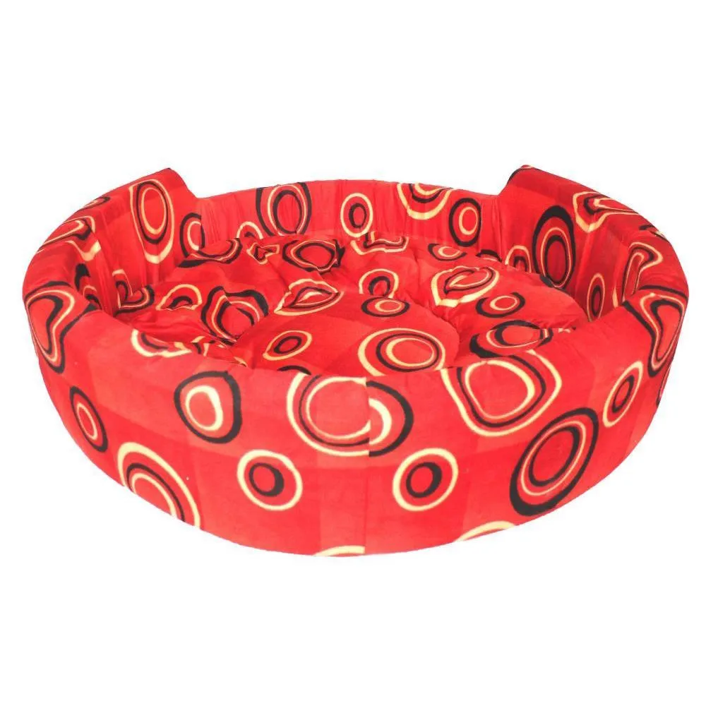 Furry Friend Luxury Round Dog Bed- Medium