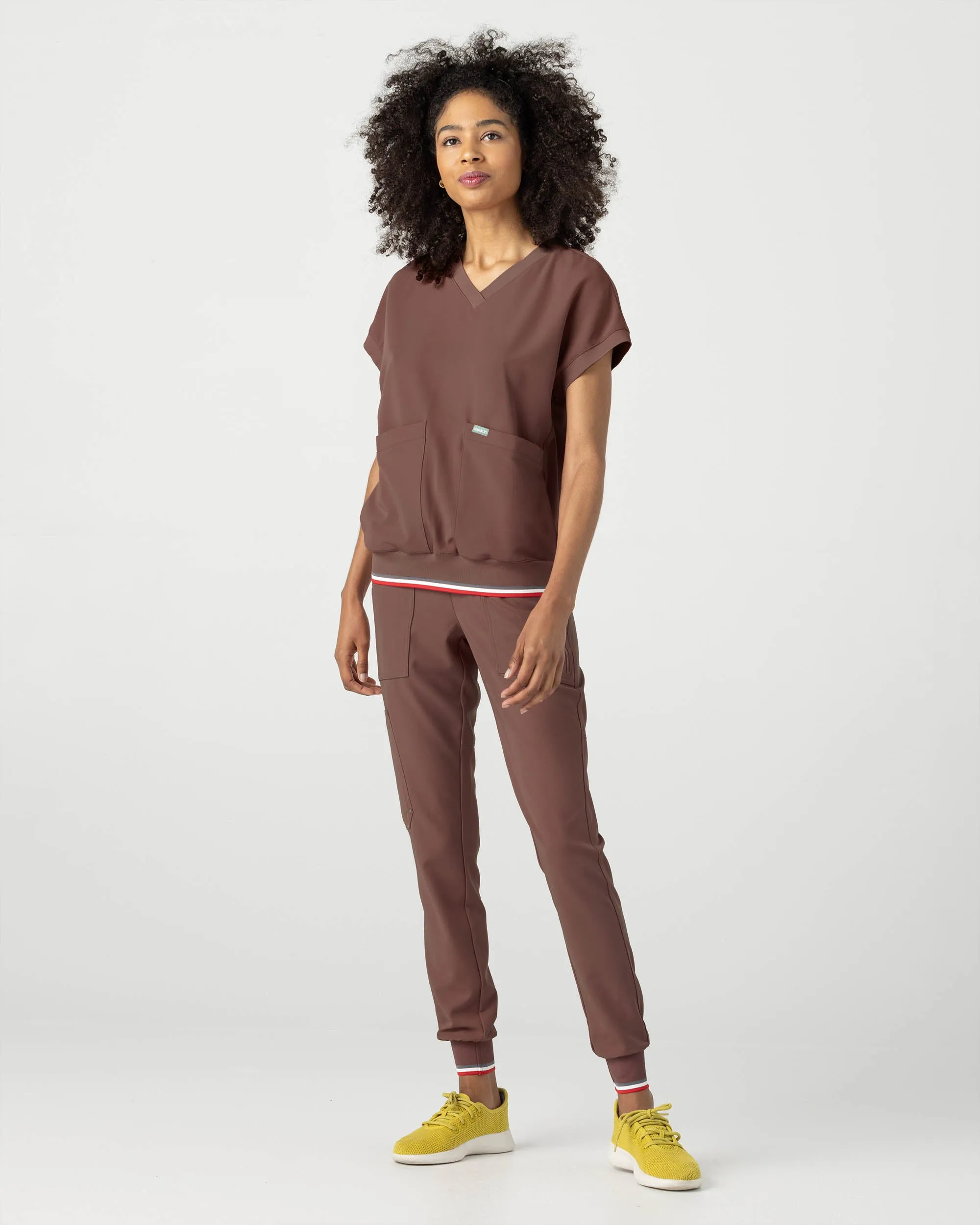 FYSEL® Lanai‎ ‎ Rib Band Scrub Top