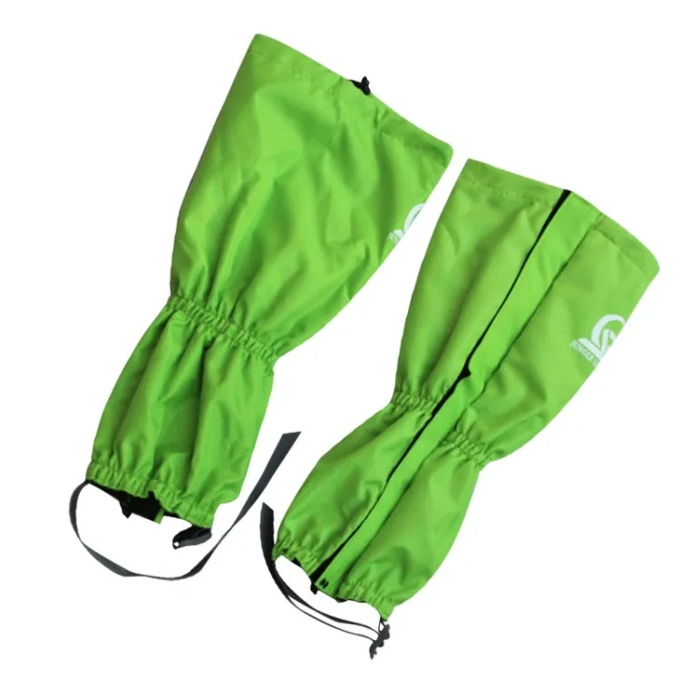 JUNGLELEOPARD XT-88 Outdoor Hiking And Skiing Warm Foot Cover Sports Waterproof Breathable Equipment(Fruit Green)