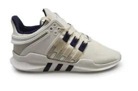 Juniors Adidas EQT Support ADV Snake J - BB0285 - Cream White Blue