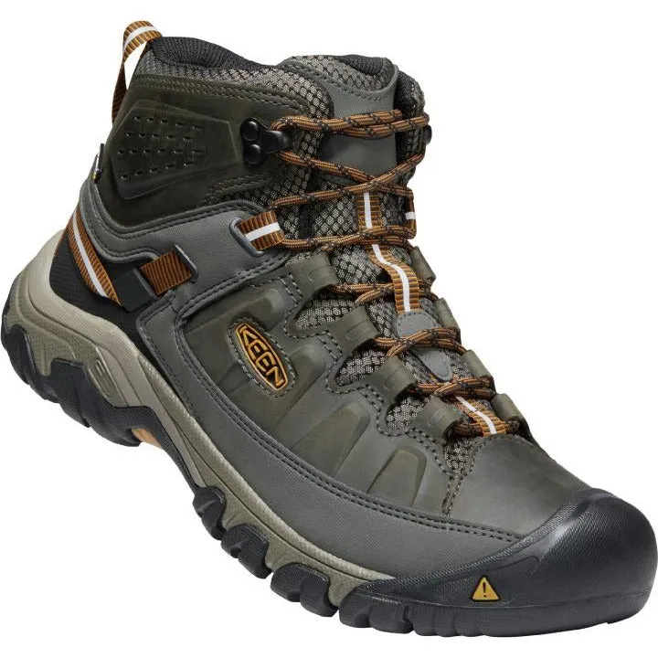 Waterproof Keen Mens Targhee III 3 Boot in Black Olive Golden Brown