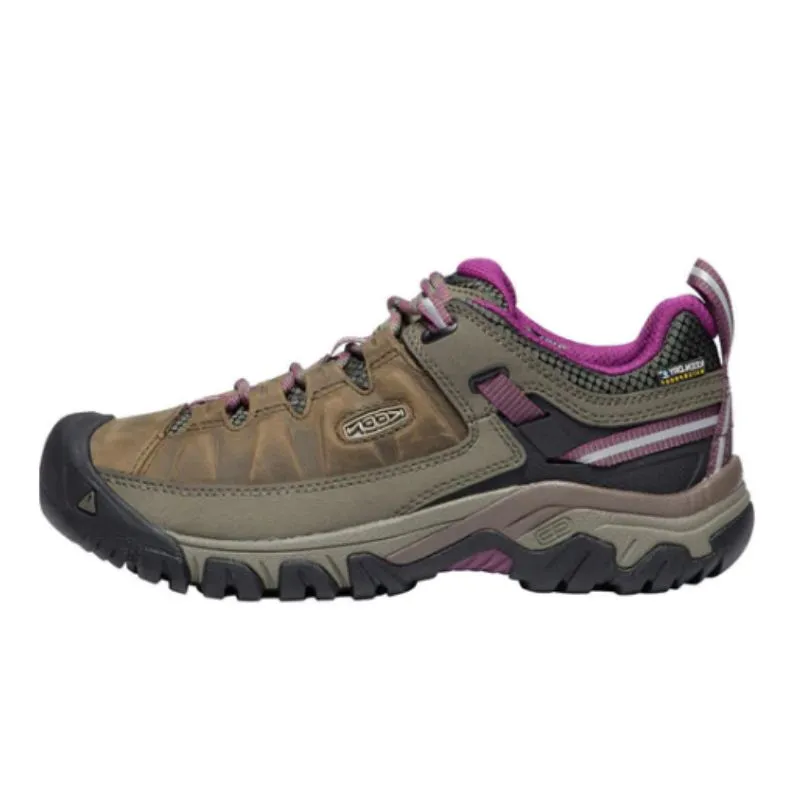 Keen Targhee III WP Weiss/Boysenberry Women's Walking Shoes