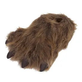 Kids Grizzly Bear Paw Slippers