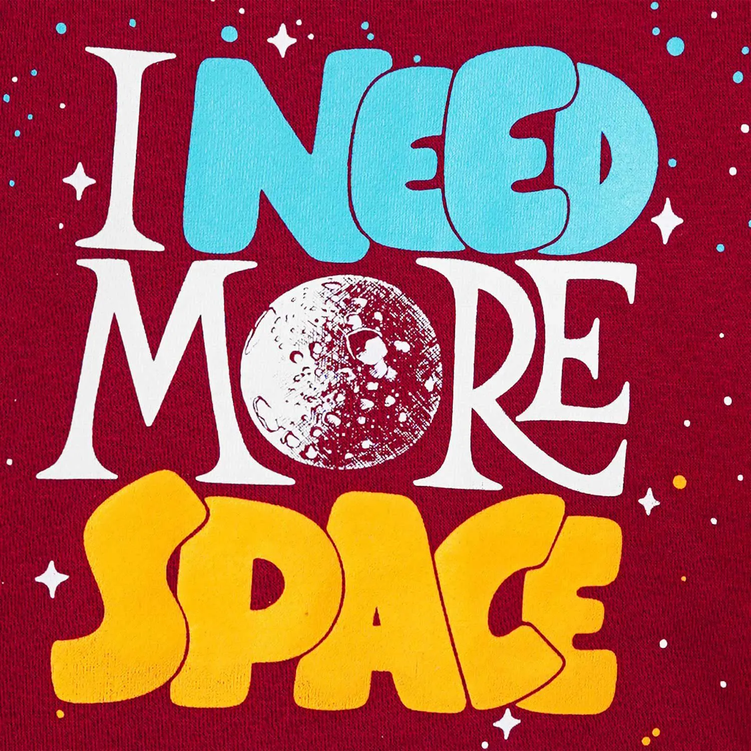 Kids I Need More Space Printed Fleece Sweatshirt