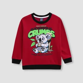 Kids Soft Cotton Graphic Fleece Sweatshirt