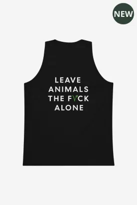 Leave Animals Alone Men’s premium tank top