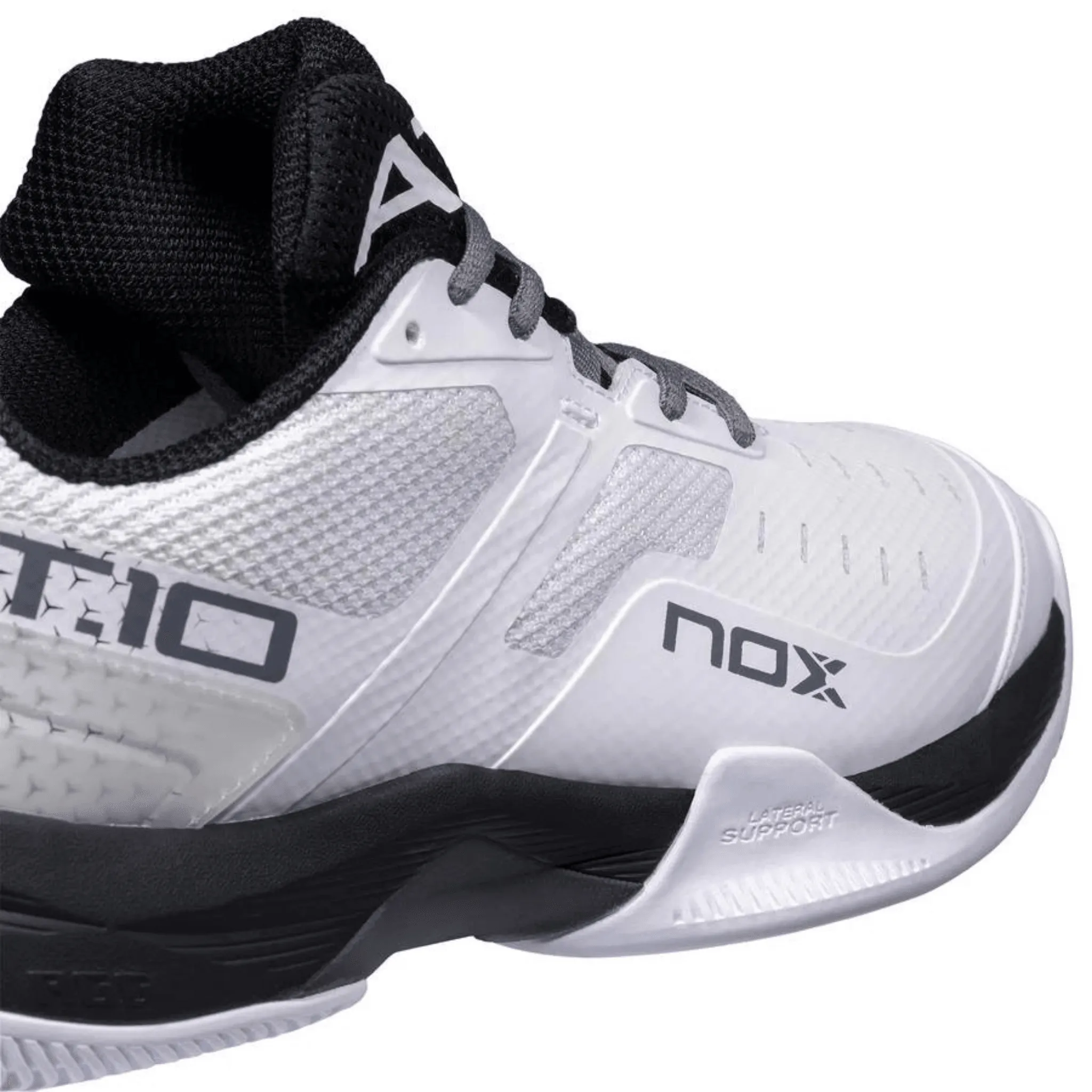 Nox AT10 White/Black Padel Shoes