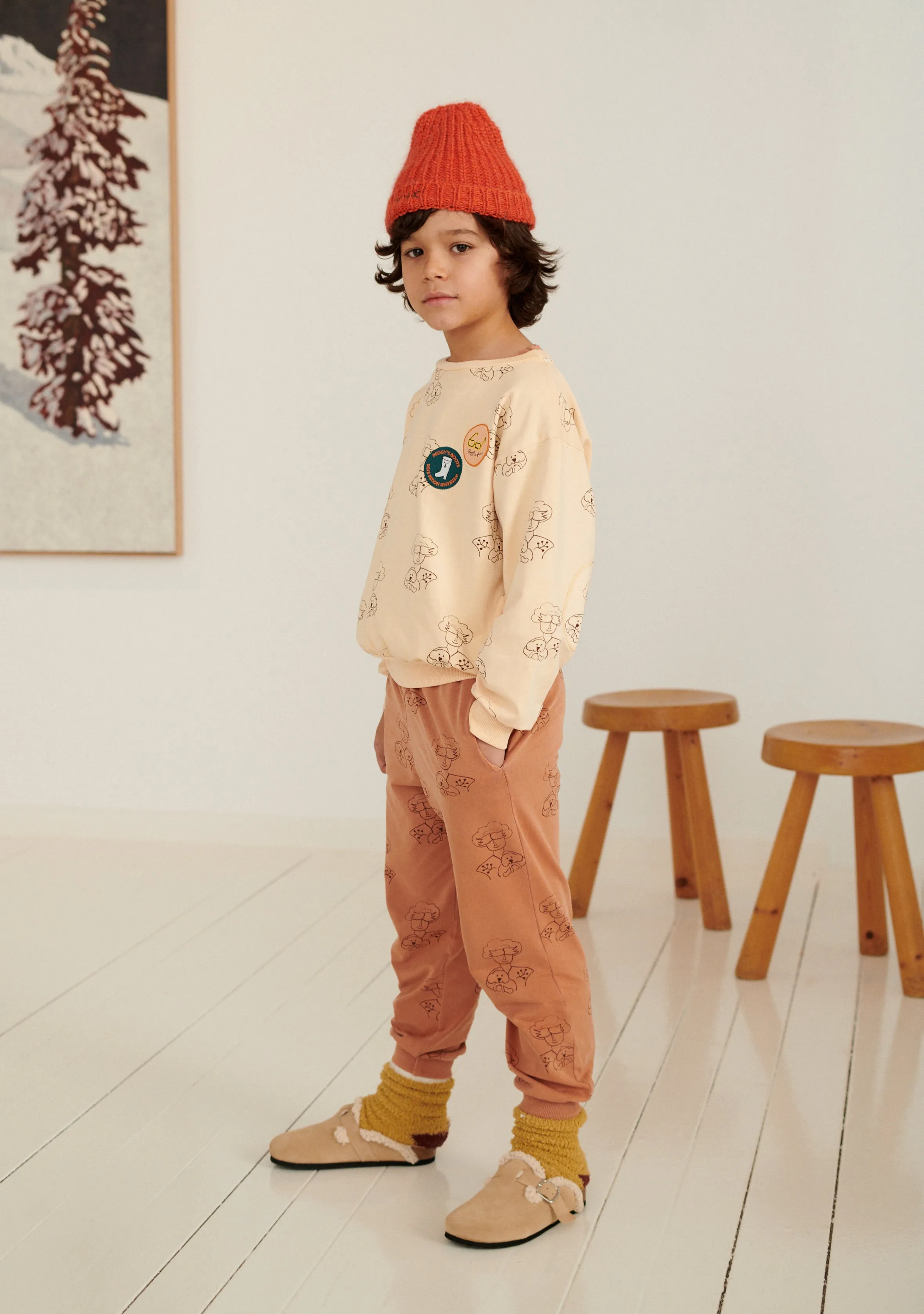 Peggy Kid's Peach Sweatshirt