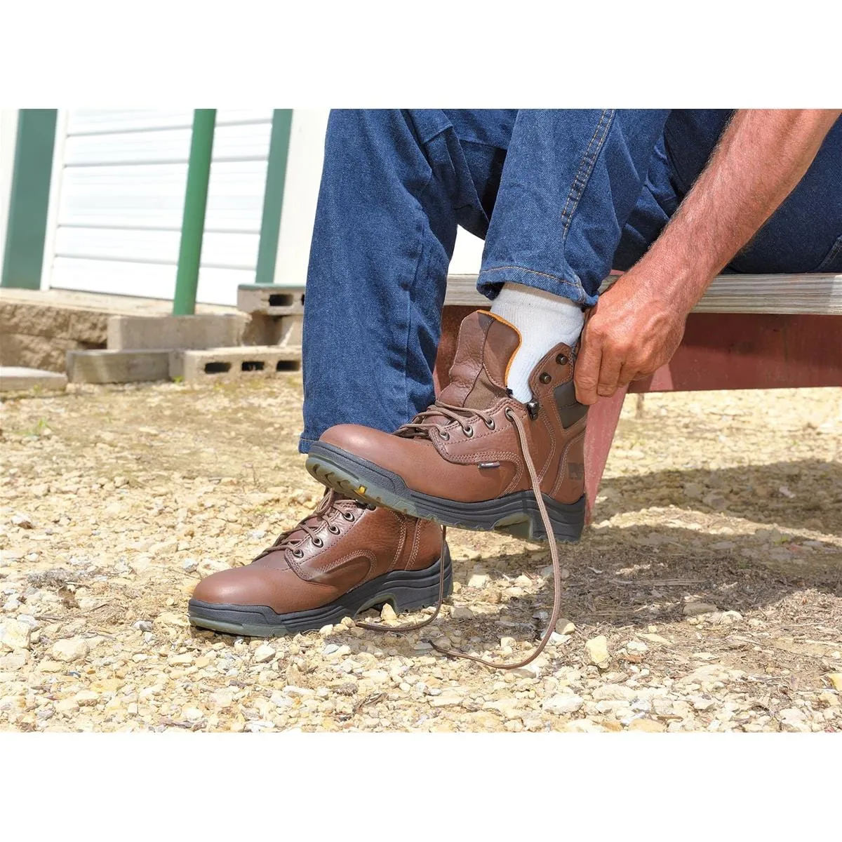 Rocky Mobilite Waterproof Plain Toe Work Boot