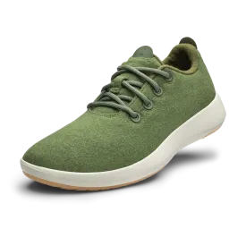 Women's Wool Runner Mizzles - Thunder Green (Natural White Sole)